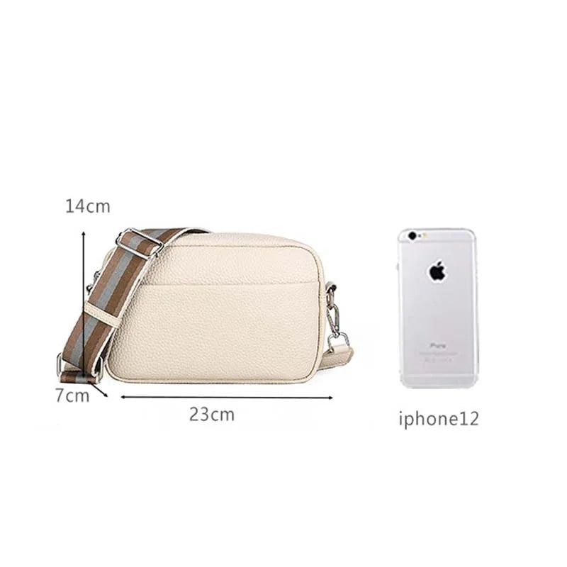 Wide Strap Women Crossbody Bags Solid Classic Ladies Handbags Luxury Square Women Bags Shoulder Crossbody Sling Bags For Femele