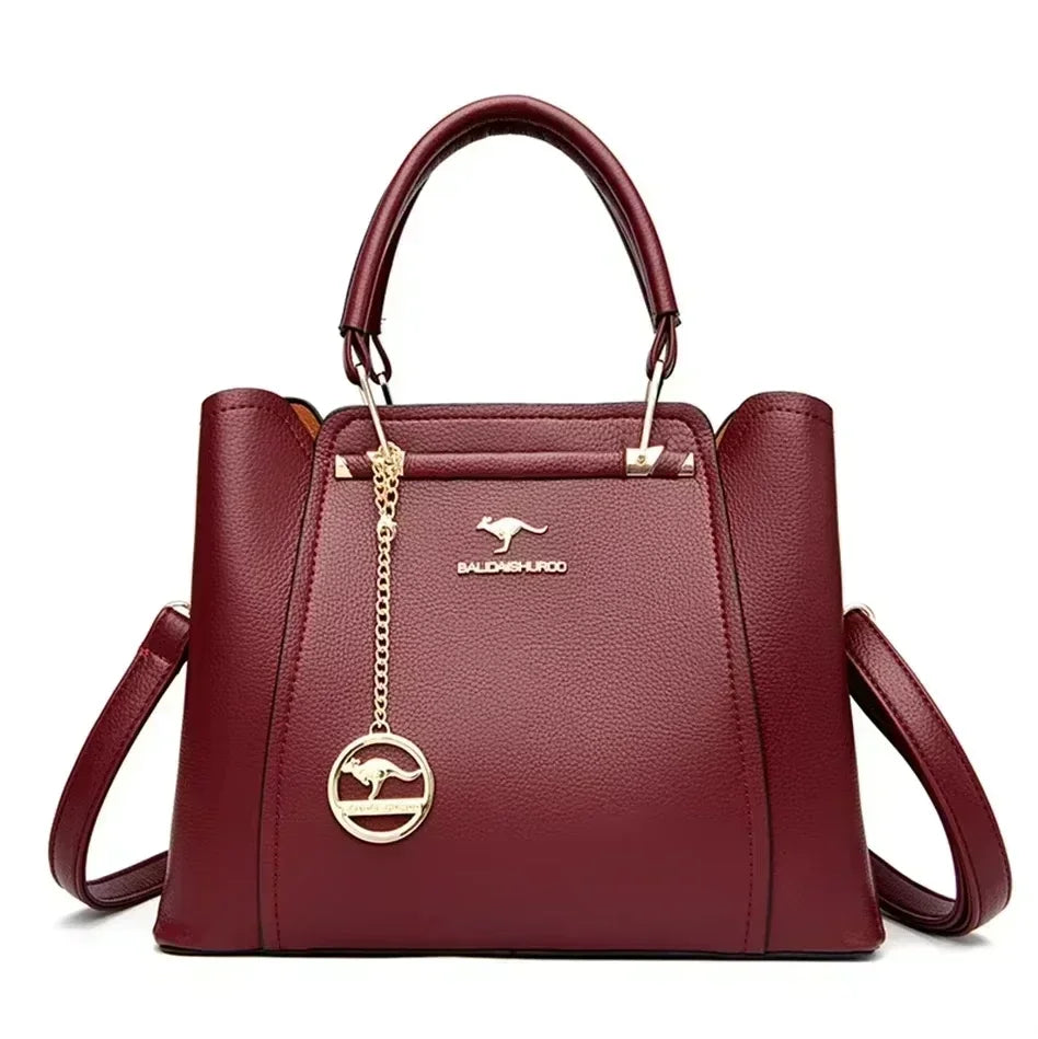 Luxury Handbags Women Bags Designer 3 Layers Soft Leather Shoulder Crossbody Sac Ladies Large Capacity Shopping Messenger Tote