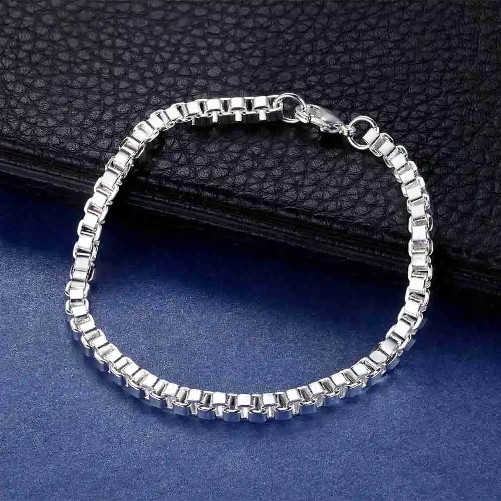 New 925 Sterling Silver Bracelet Bead High Quality Romance Chain For Women Fashion Engagement Party Wedding Jewelry Gift