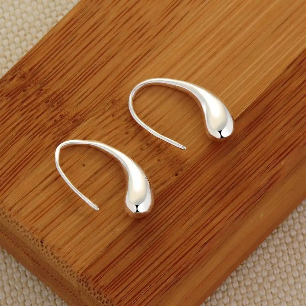 NEW 925 Sterling Silver Earrings Hot Hearts For Women Exquisite Student Girlfriend Jewelry Accessories Wedding Fashion Gift
