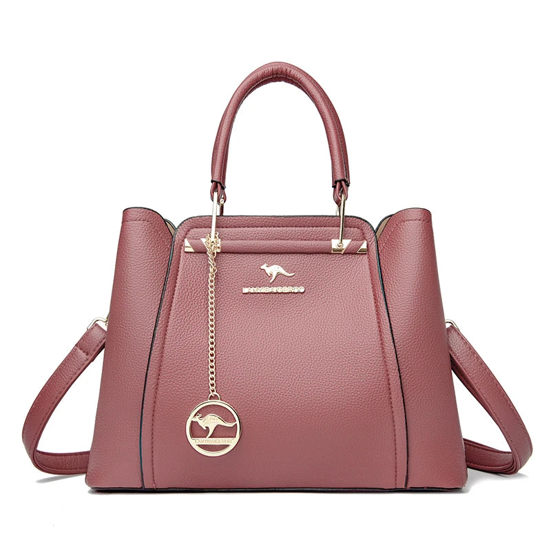 Luxury Handbags Women Bags Designer 3 Layers Soft Leather Shoulder Crossbody Sac Ladies Large Capacity Shopping Messenger Tote