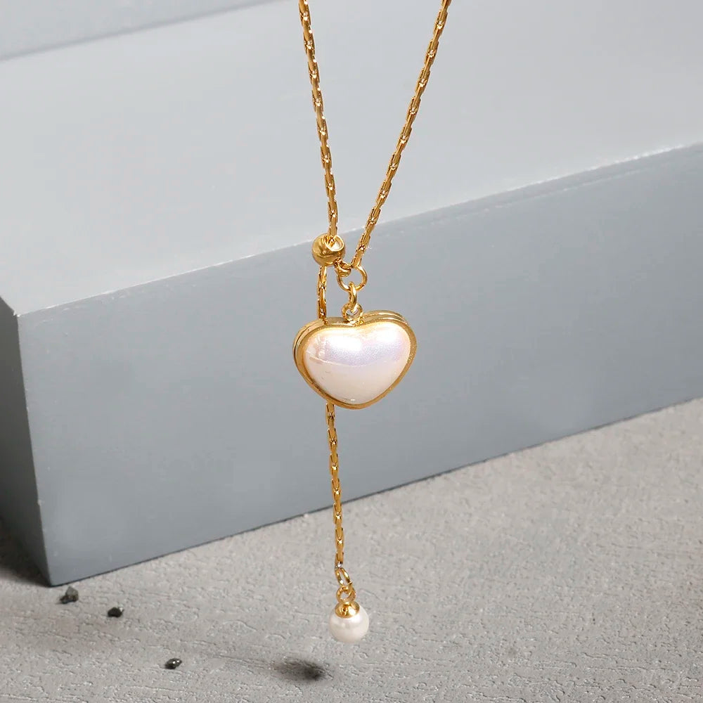 Stainless Steel Creative Chain Necklace