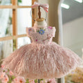 Toddler baby girls first birthday dress for 0-6 years old exquisite girl party dance high-end dress fashionable unique special