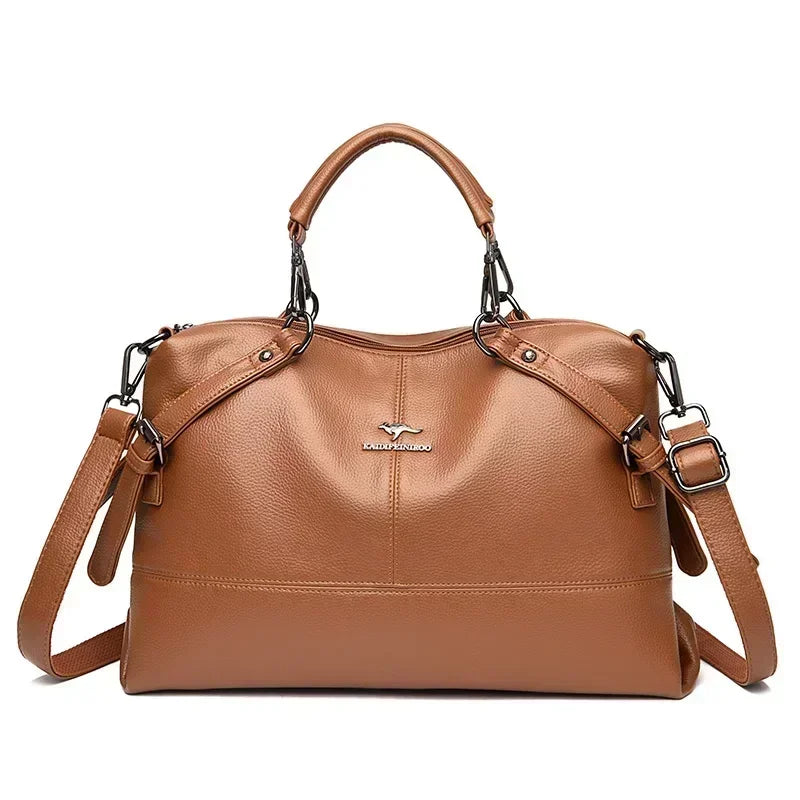 Luxury Handbags Women Bags Designer 3 Layers Soft Leather Shoulder Crossbody Sac Ladies Large Capacity Shopping Messenger Tote