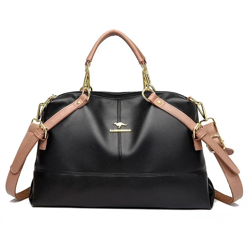 Luxury Handbags Women Bags Designer 3 Layers Soft Leather Shoulder Crossbody Sac Ladies Large Capacity Shopping Messenger Tote