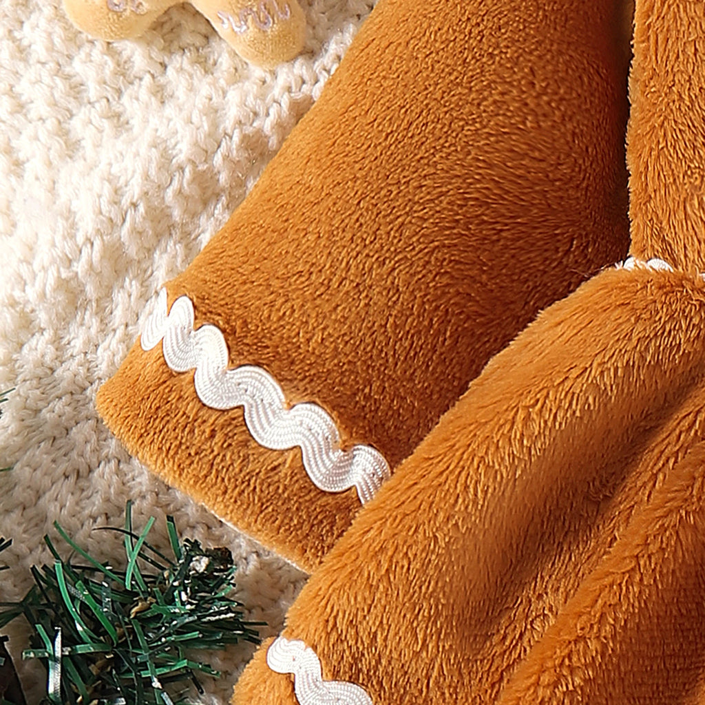 Winter New Style For 0-1 Year Old Girls Comfortable Sweet And Cute Round-Collar Long-Sleeved Dress