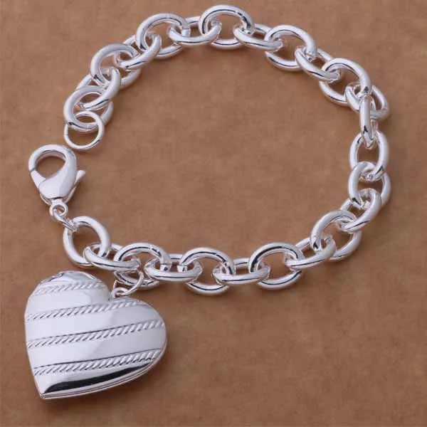 New 925 Sterling Silver Bracelet Bead High Quality Romance Chain For Women Fashion Engagement Party Wedding Jewelry Gift