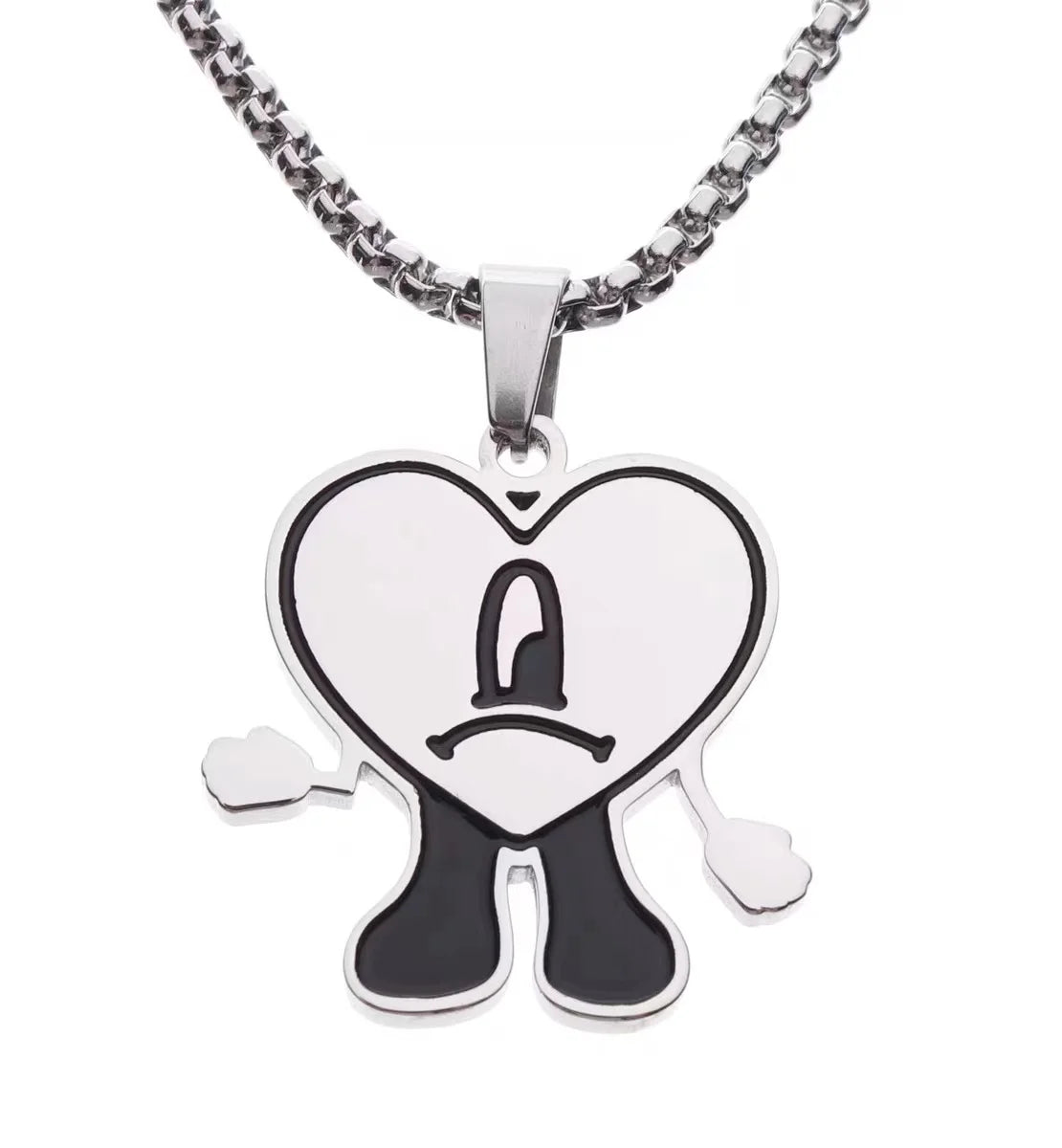 European and American Fashion Hip Hop Necklace Niche Design Luxury Sweater Chain Street Men and Women Trend Jewelry Accessories