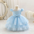 Toddler Girls Elegant Dresses Baptism Wedding Costumes 2Years Girls Birthday Party Princess Dress Bridesmaid Gown Baby Vestidos