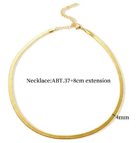 Stainless Steel Creative Chain Necklace