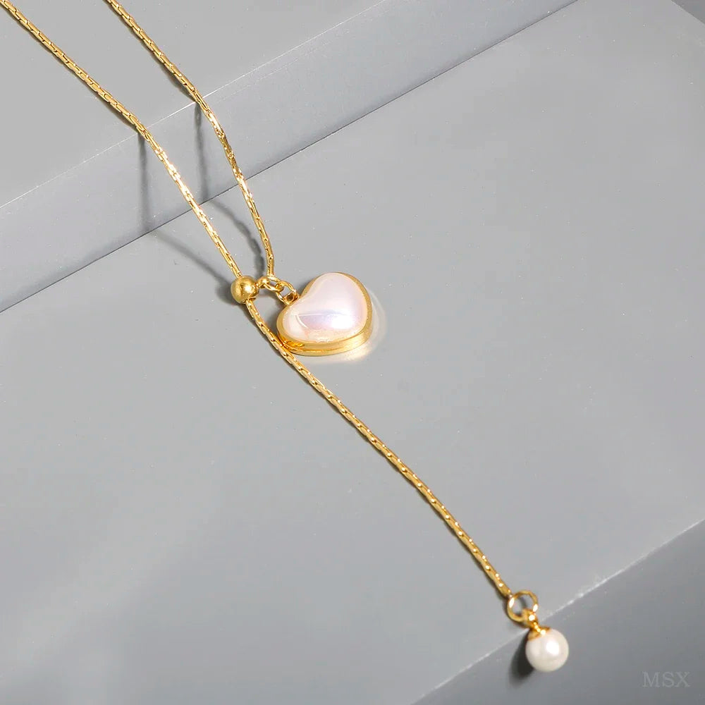 Stainless Steel Creative Chain Necklace