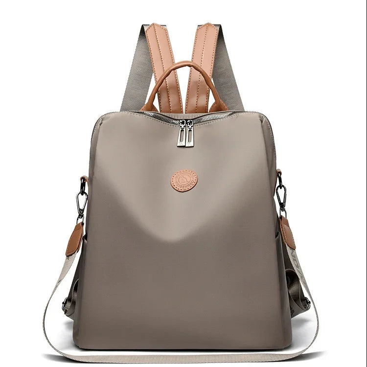 Women's Backpack Large Capacity Multifunctional Oxford Cloth Travel Backpack Bag Thickened Commuter Schoolbag Women's Multi-Back