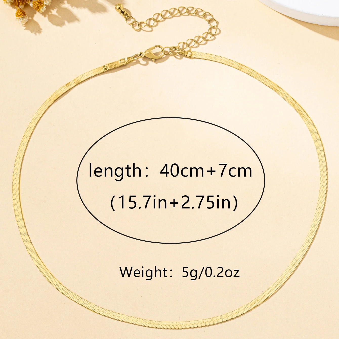 A Women's Chain Necklace, Minimalist Style High-End Versatile Metal Necklace, Suitable for Daily Wear and Vacation Wear