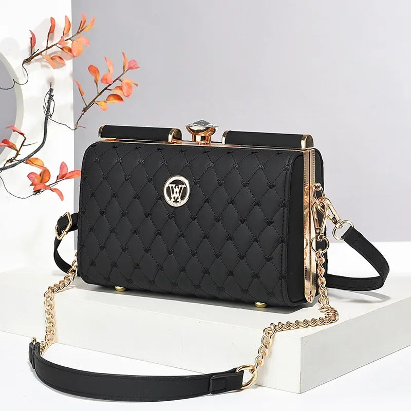 Brand Chain Womens Crossbody Bag Leather Luxury Handbag Women Bags Designer Women Handbags High Quality Ladies Banquet Bags