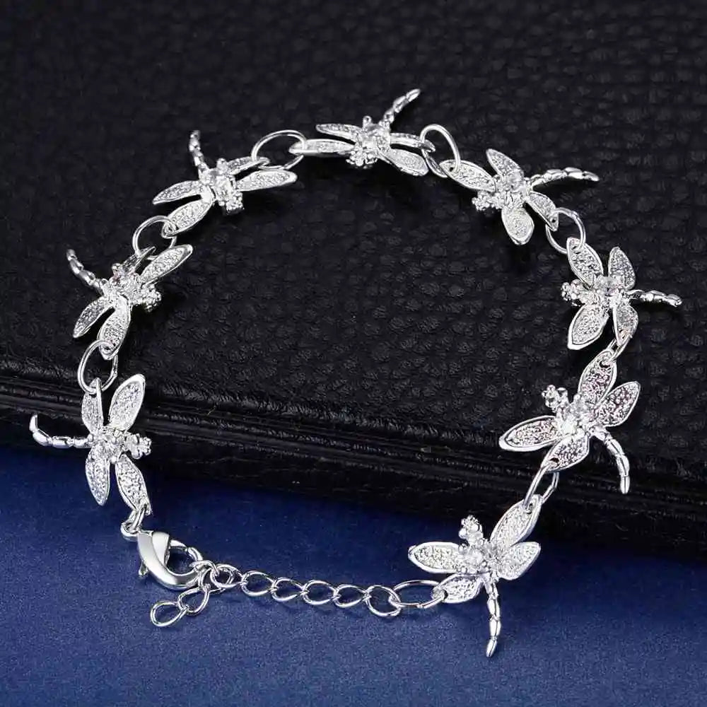 New 925 Sterling Silver Bracelet Bead High Quality Romance Chain For Women Fashion Engagement Party Wedding Jewelry Gift