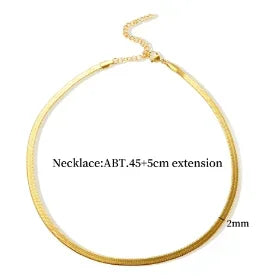 Stainless Steel Creative Chain Necklace