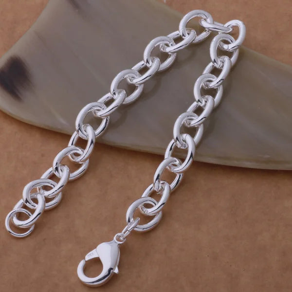 New 925 Sterling Silver Bracelet Bead High Quality Romance Chain For Women Fashion Engagement Party Wedding Jewelry Gift