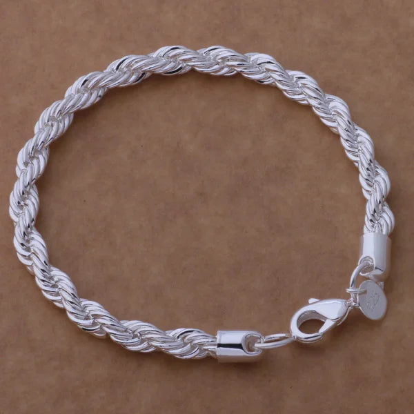 New 925 Sterling Silver Bracelet Bead High Quality Romance Chain For Women Fashion Engagement Party Wedding Jewelry Gift