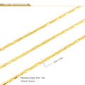 Link Chain Necklace Bohemia Jewelry for Women High-Quality Copper Ideal Gift for Engagement  Weddings