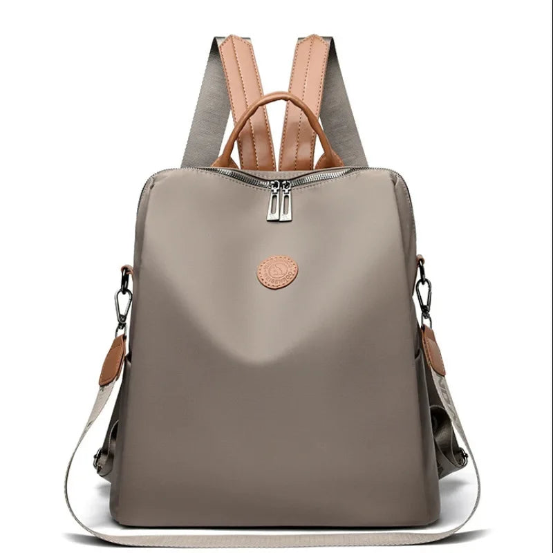 Women's Backpack Large Capacity Multifunctional Oxford Cloth Travel Backpack Bag Thickened Commuter Schoolbag Women's Multi-Back