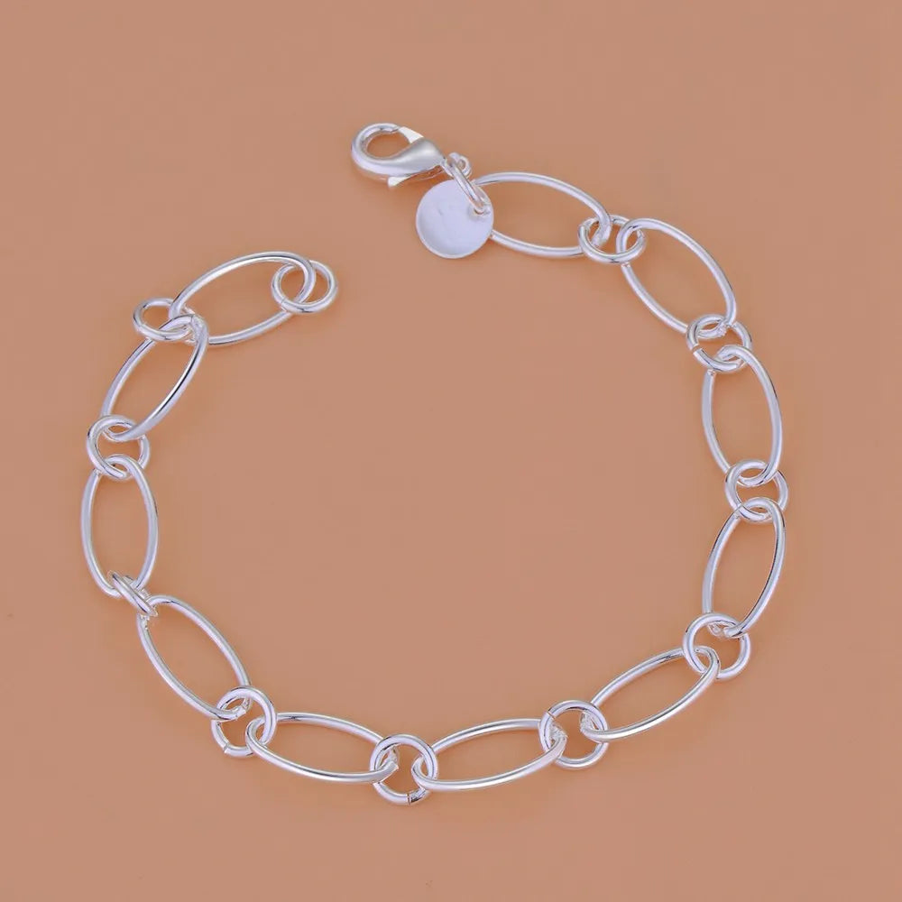 New 925 Sterling Silver Bracelet Bead High Quality Romance Chain For Women Fashion Engagement Party Wedding Jewelry Gift