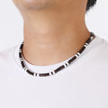 Bohemian Spliced Wood Bead Necklace Long Diamond Necklace