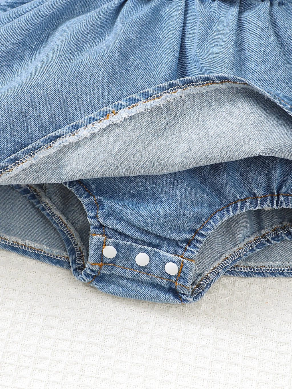 Winter  Newborn  Infant  0-18 Months  Baby  Girl  Dress  Long  Sleeve  Denim  Romper  Princess  Party  Dresses  With  Hair  Hoop