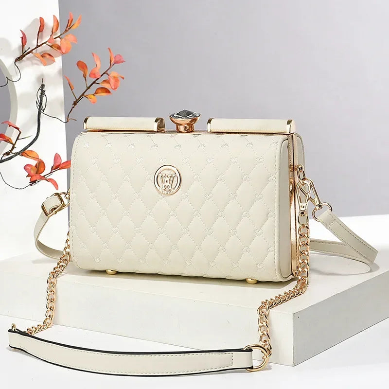 Brand Chain Womens Crossbody Bag Leather Luxury Handbag Women Bags Designer Women Handbags High Quality Ladies Banquet Bags