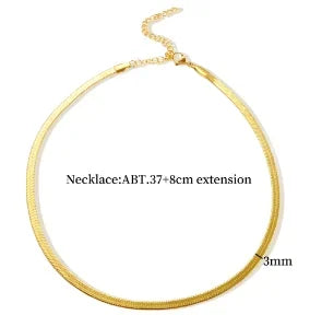 Stainless Steel Creative Chain Necklace