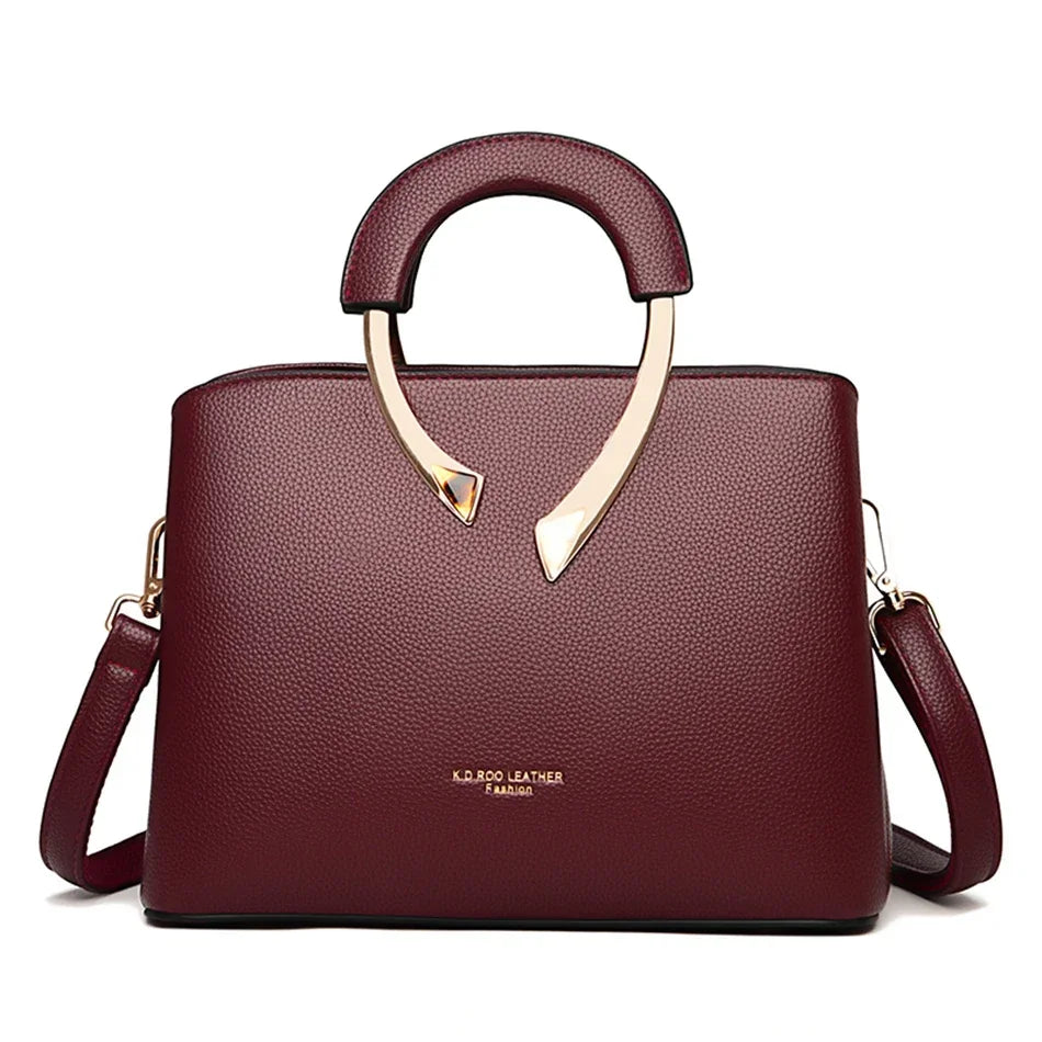 Luxury Designer High Quality Leather Bags Casual Crossbody Shoulder Bags for Women Totes Bags Sac A Main Bolsas Female Hand Bag