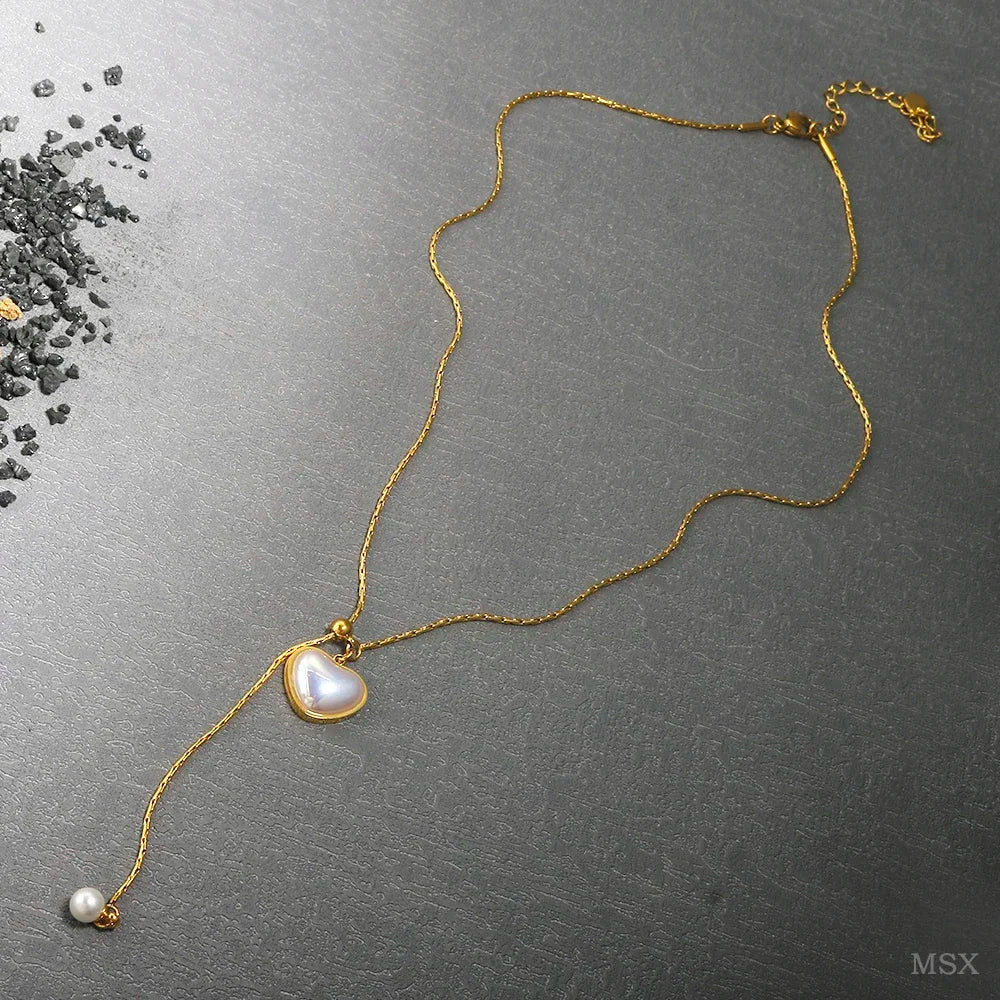 Stainless Steel Creative Chain Necklace