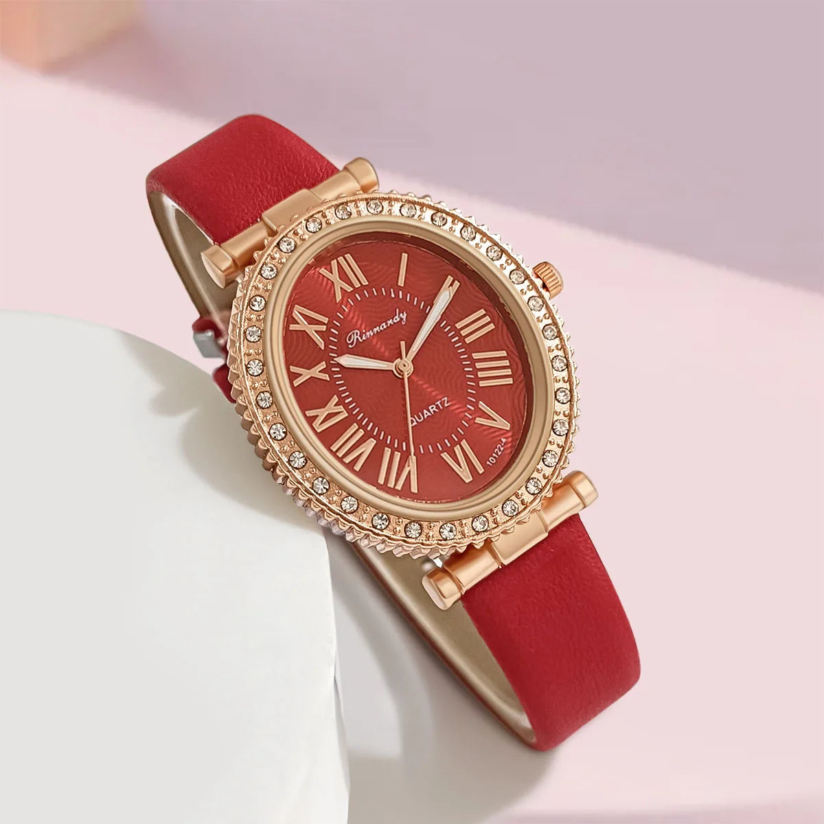 Women's Watch Quartz Fashion Wristwatch Women Pu Leather Watches Ladies Clock Festival Gift Valentine's Day