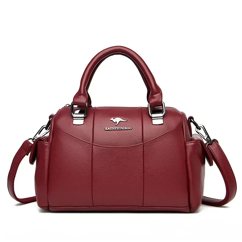 Luxury Handbags Women Bags Designer 3 Layers Soft Leather Shoulder Crossbody Sac Ladies Large Capacity Shopping Messenger Tote