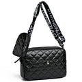 Neutral style shoulder bag for men and women, mother and child, single-layer pocket, solid color PU material
