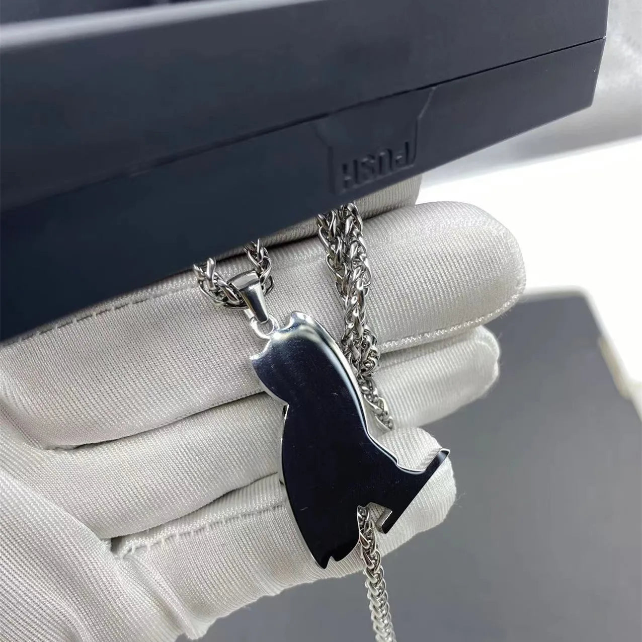 European and American Fashion Hip Hop Necklace Niche Design Luxury Sweater Chain Street Men and Women Trend Jewelry Accessories