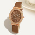 Women's Watch Quartz Fashion Wristwatch Women Pu Leather Watches Ladies Clock Festival Gift Valentine's Day
