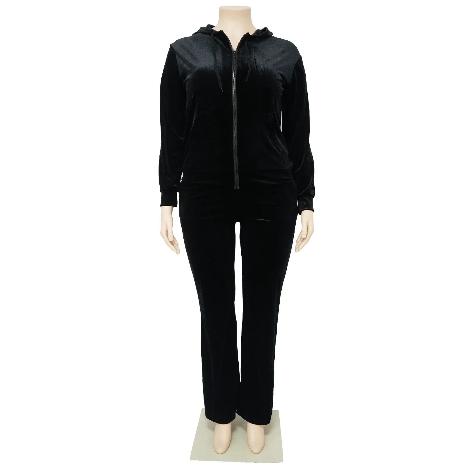 L-4XL african women high quality clothing sweatsuit plus size two piece sets casual loose pant suits dropshipping wholesale