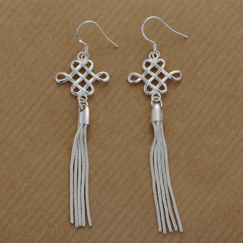 NEW 925 Sterling Silver Earrings Hot Hearts For Women Exquisite Student Girlfriend Jewelry Accessories Wedding Fashion Gift