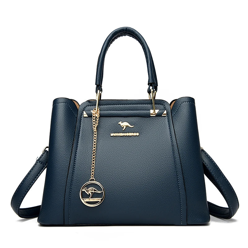 Luxury Handbags Women Bags Designer 3 Layers Soft Leather Shoulder Crossbody Sac Ladies Large Capacity Shopping Messenger Tote