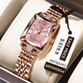 POEDAGAR Luxury Watch For Woman Waterproof Calendar High Quality Ladies Watch Stainless Steel Quartz Women's Watches Elegant+Box