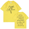 Women's Clothing Let Them Inspirational Quotes Graphic T Shirts Letter Print Fashion Summer Clothes Let Them Positive Quotes Top