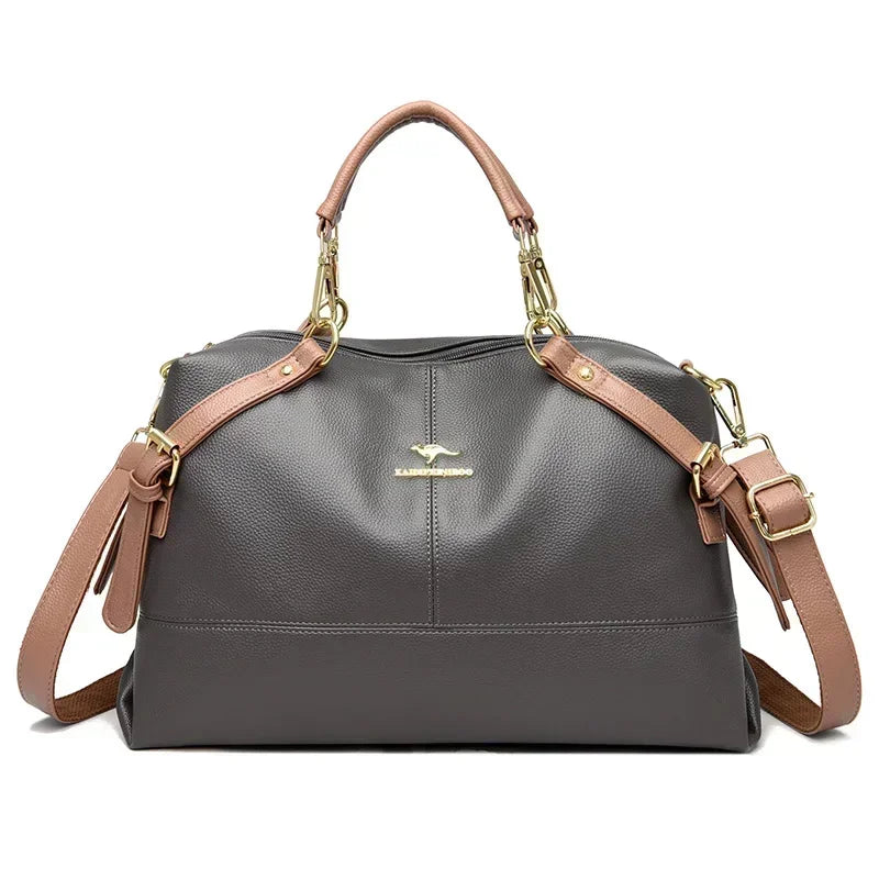 Luxury Handbags Women Bags Designer 3 Layers Soft Leather Shoulder Crossbody Sac Ladies Large Capacity Shopping Messenger Tote