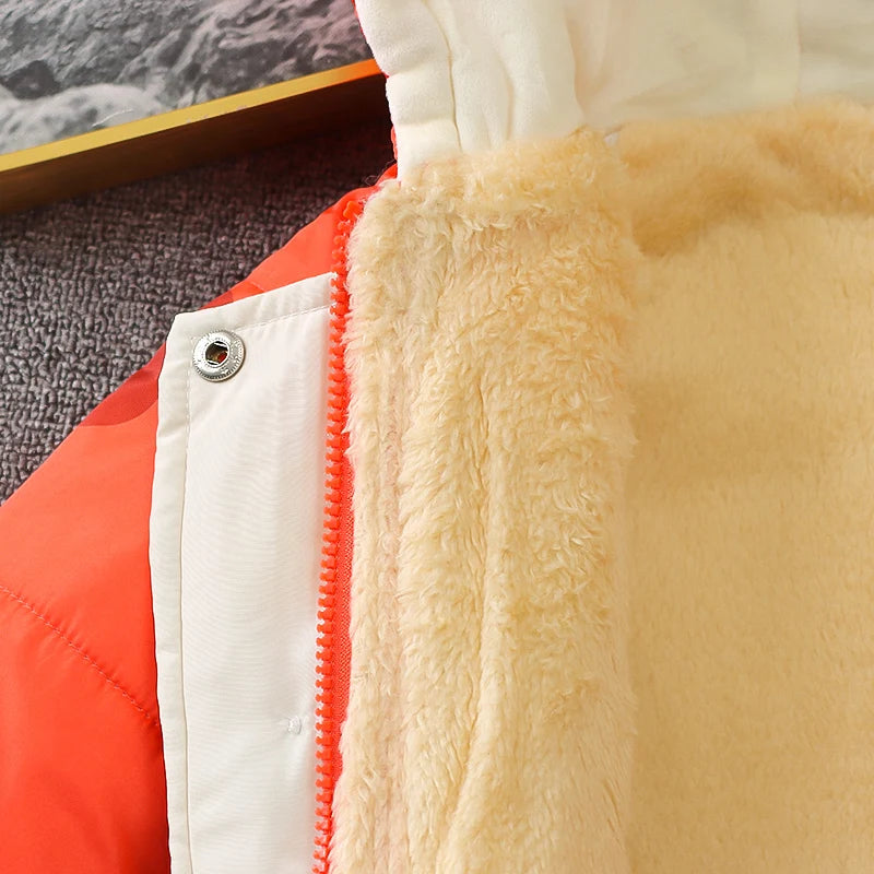 1-5 Years Old Baby Girls Boys Winter Warm Coat Fashion Children Comfortable Clothing Toddlers Costume Lovely Cartoon Kids' Wear