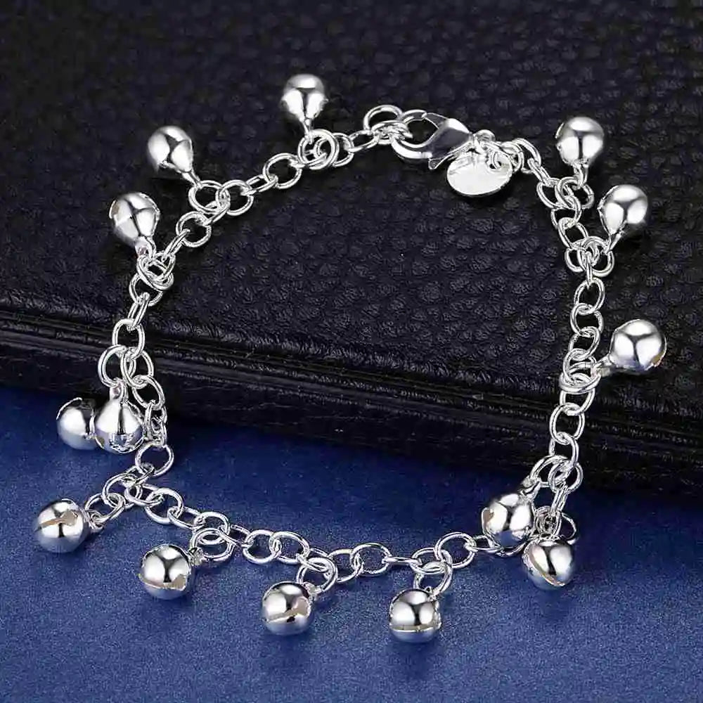 New 925 Sterling Silver Bracelet Bead High Quality Romance Chain For Women Fashion Engagement Party Wedding Jewelry Gift