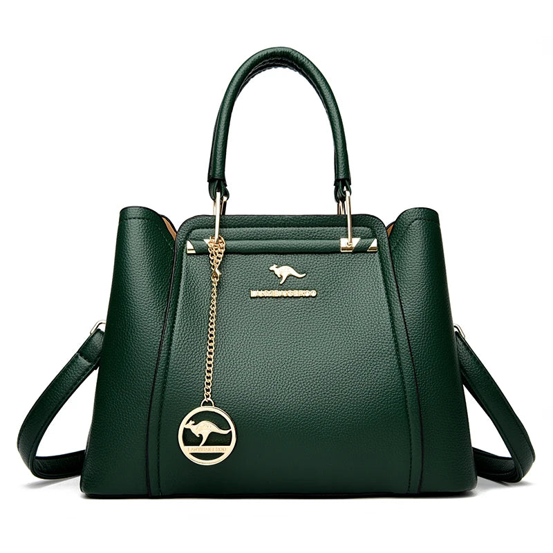Luxury Handbags Women Bags Designer 3 Layers Soft Leather Shoulder Crossbody Sac Ladies Large Capacity Shopping Messenger Tote