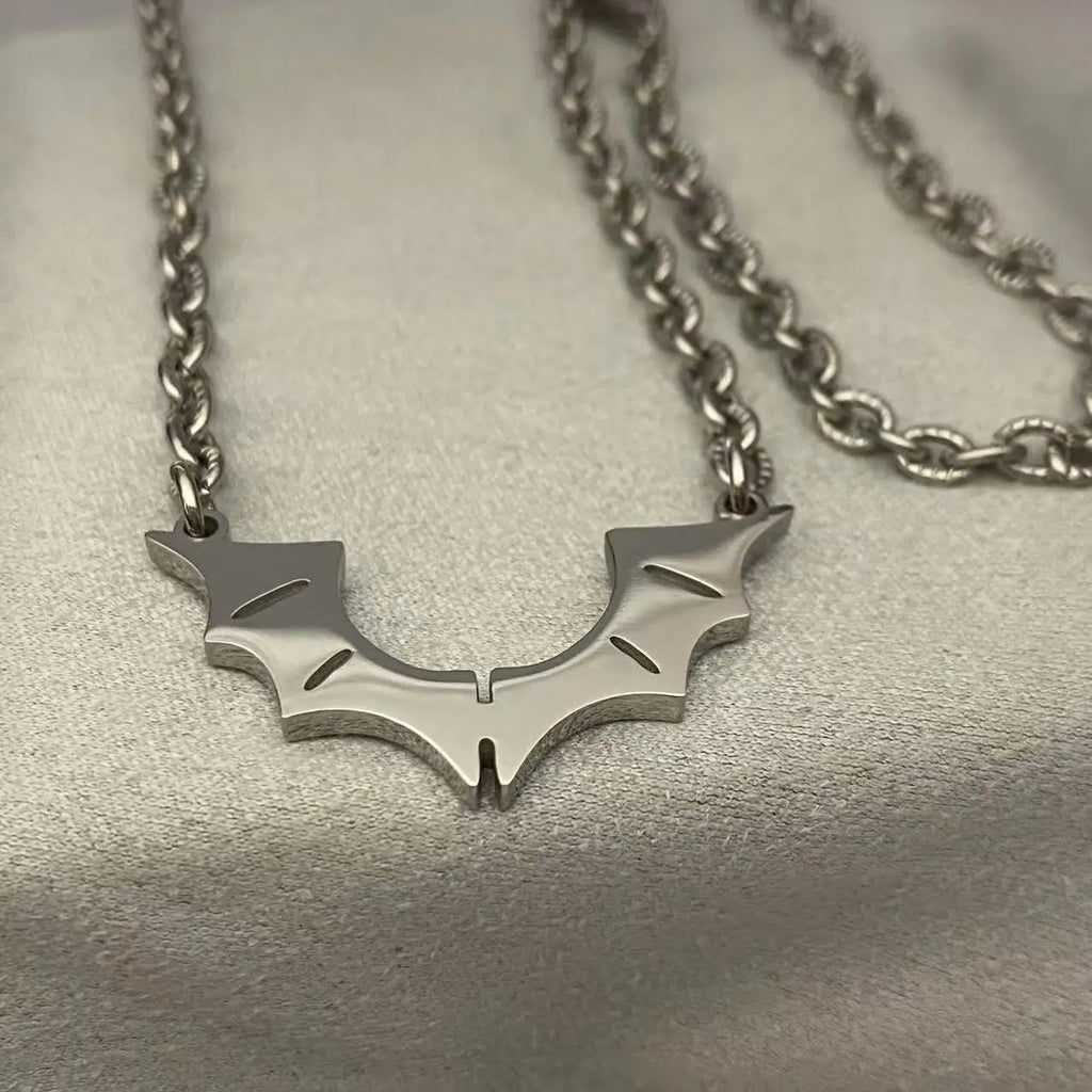 Fashion Boutique Stainless Steel Necklace Hip Hop Style Male and Female Couple Necklace Rapper fan Gift