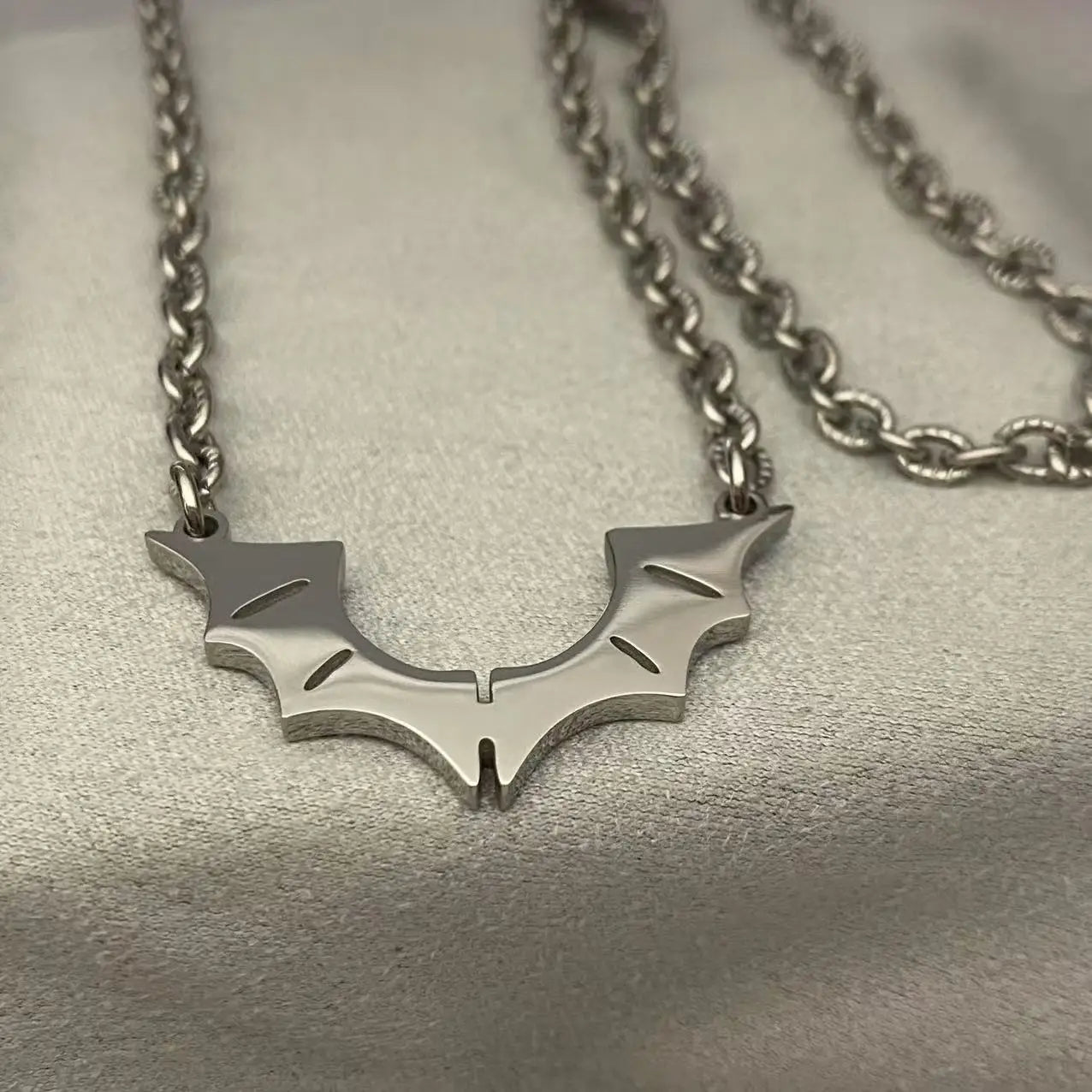Fashion Boutique Stainless Steel Necklace Hip Hop Style Male and Female Couple Necklace Rapper fan Gift
