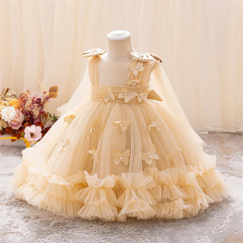 0-5-year-old toddler BABY DRESSES New Type One-year-old birthday party Dress official baby girl Christmas dress