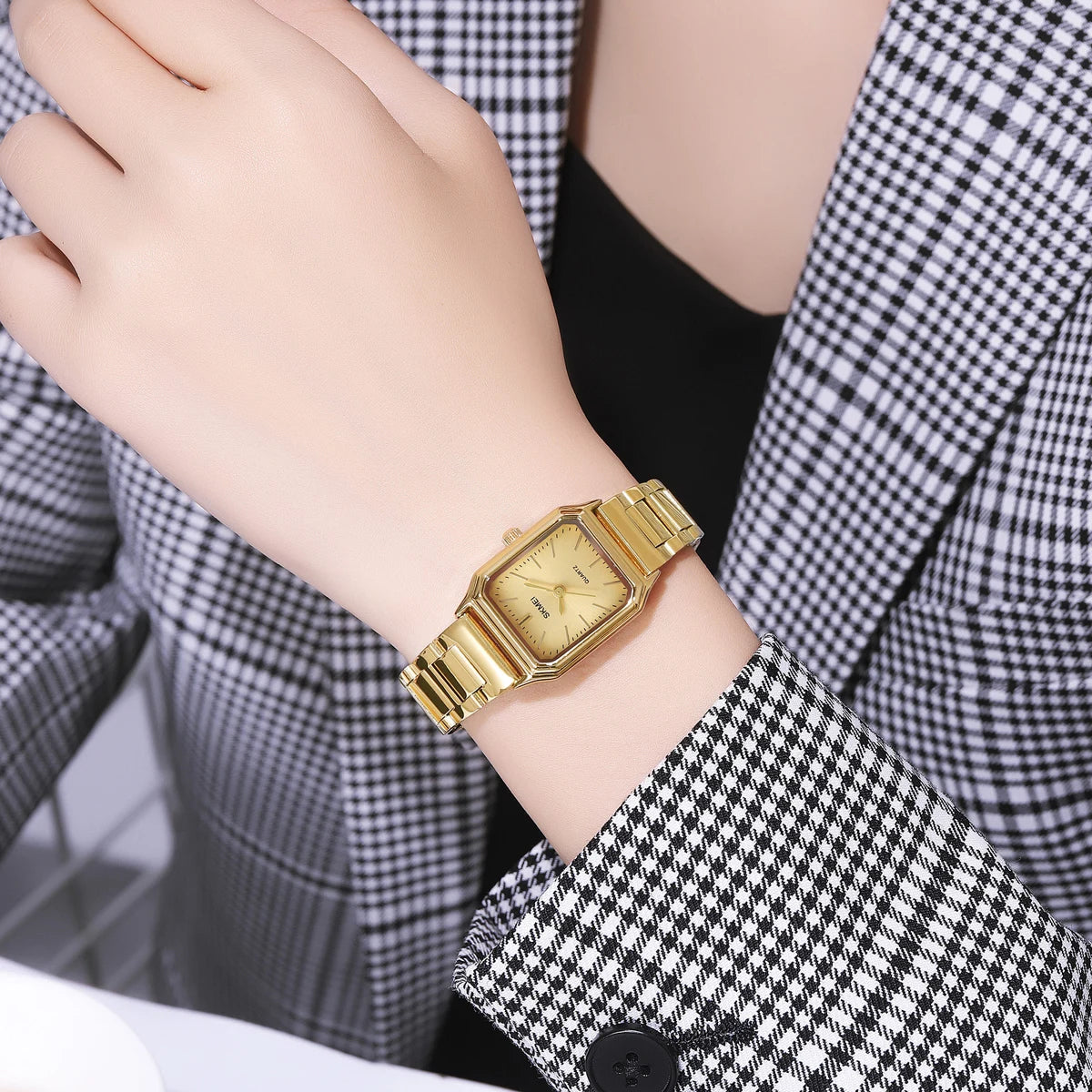 SKMEI Female Fashion Small Dial Watches For Women Elegance Business Quartz Wristwatches Ladies Waterproof Watch Relogio Feminino