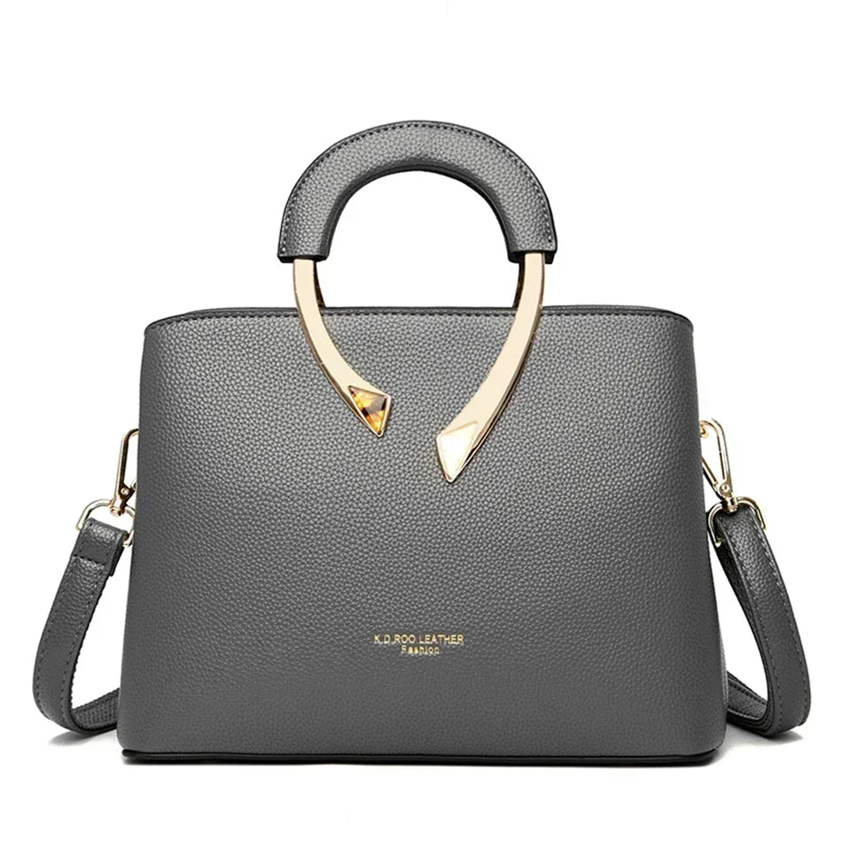 Luxury Handbags Women Bags Designer 3 Layers Soft Leather Shoulder Crossbody Sac Ladies Large Capacity Shopping Messenger Tote
